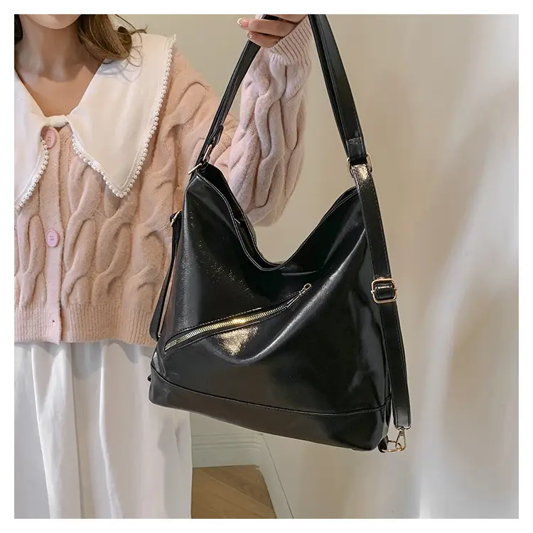 Retro Cream Brown Shoulder Bag for Women — feature 21