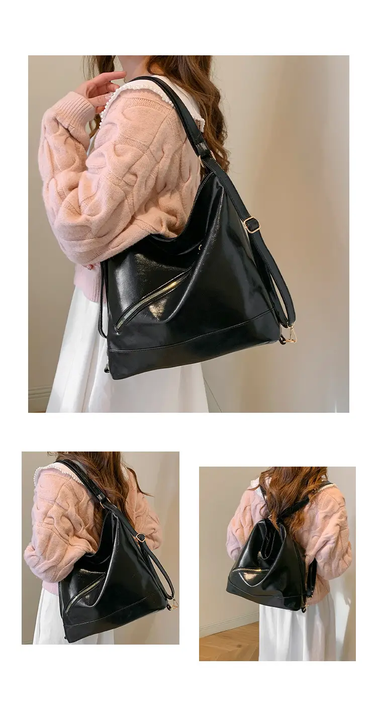 Retro Cream Brown Shoulder Bag for Women — feature 6