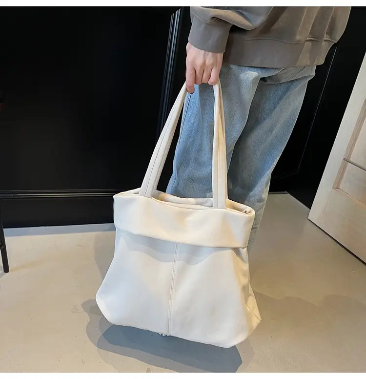 Women Pure Color Shoulder Bag 2025 Korean Style — feature 15