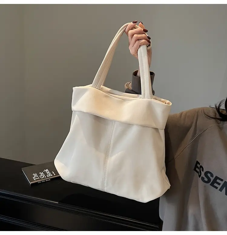 Women Pure Color Shoulder Bag 2025 Korean Style — feature 17