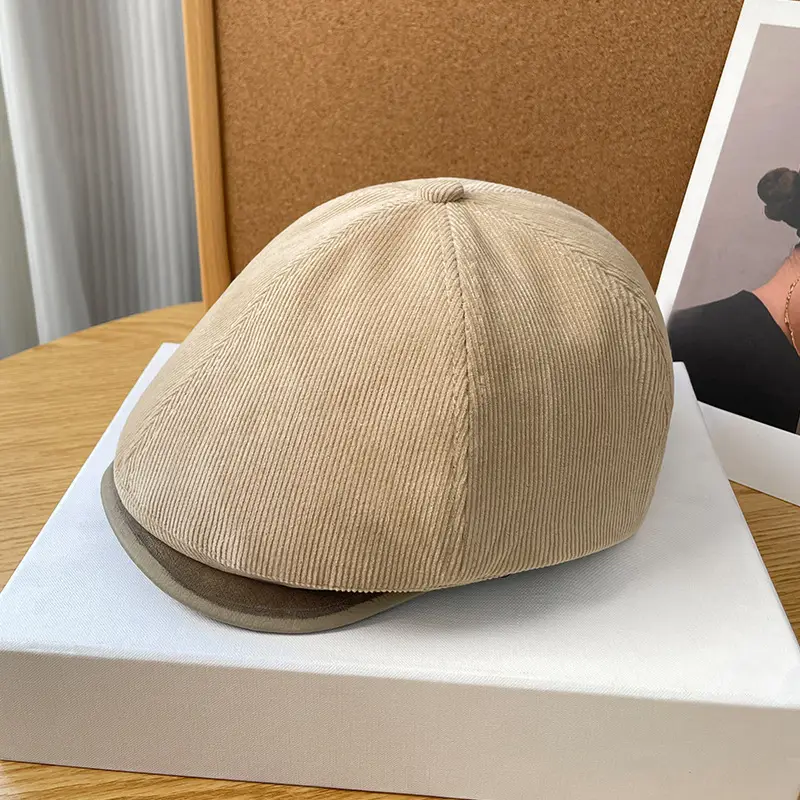 Retro Duck Tonge Beret with Forward Cut Woolen Cap — feature 21