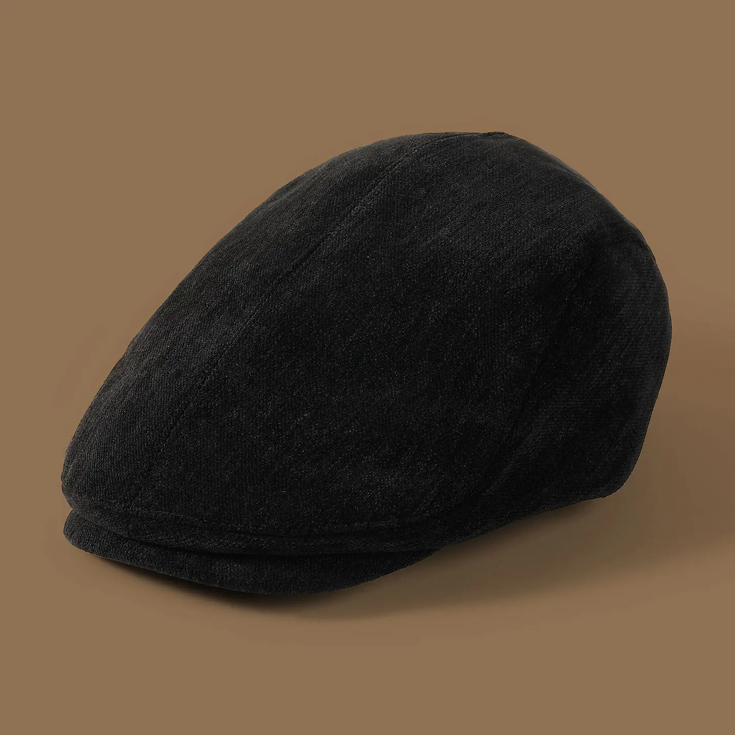 Retro Duck Tonge Beret with Forward Cut Woolen Cap - Image 13