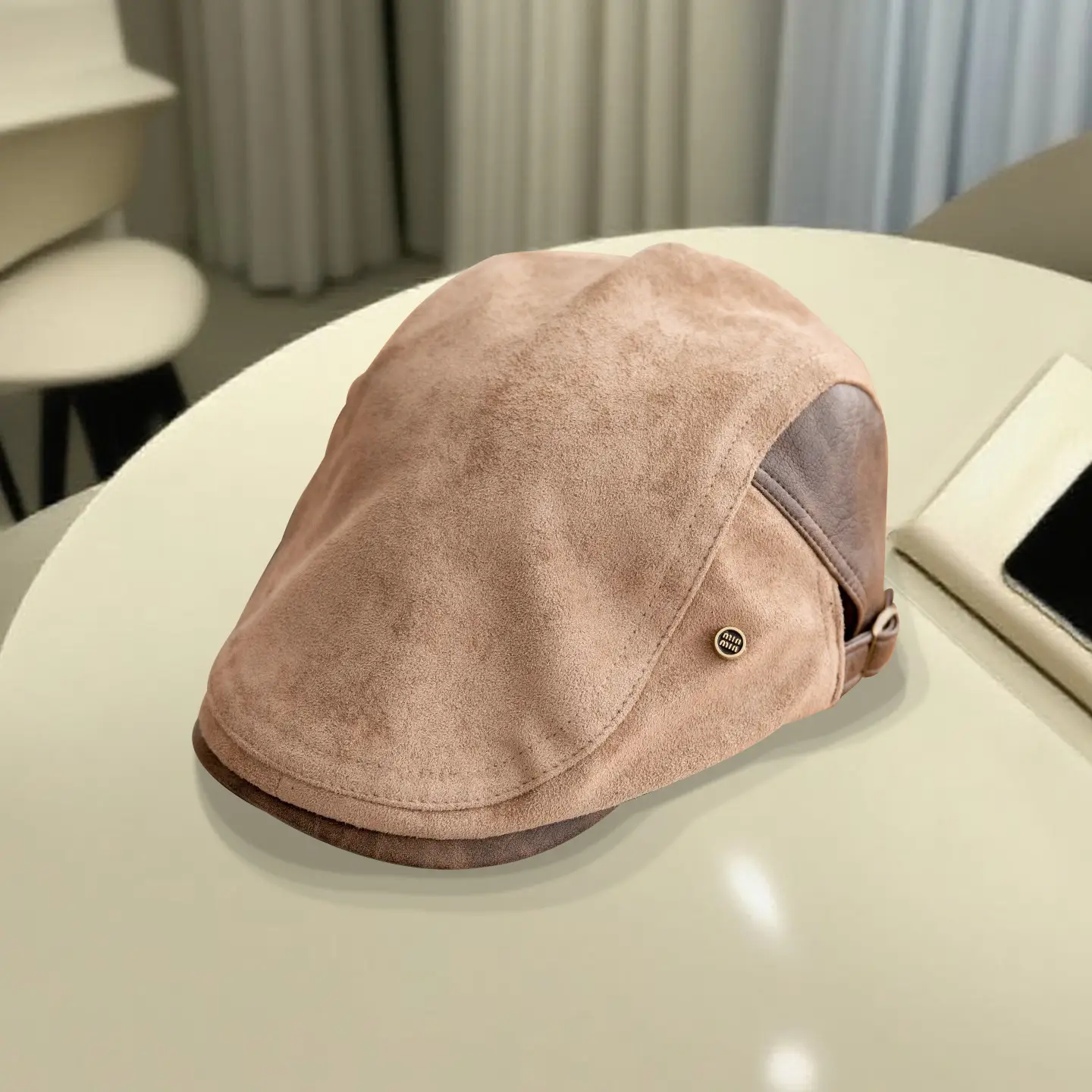 Retro Duck Tonge Beret with Forward Cut Woolen Cap - Image 5