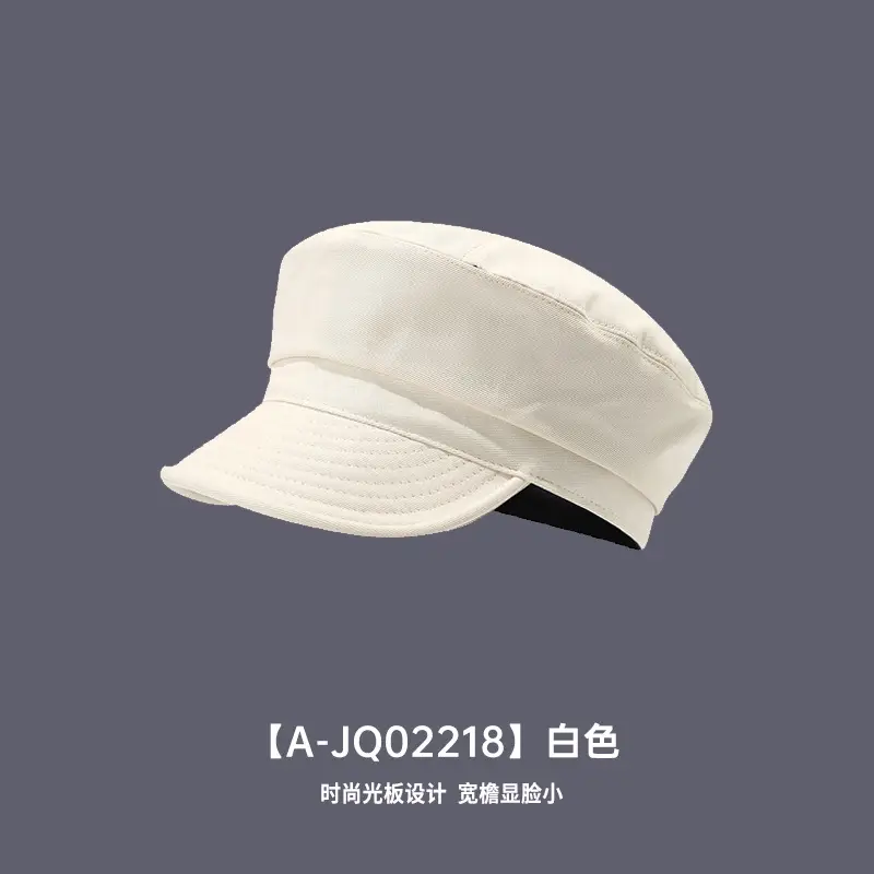 Japanese Style Black & White Baseball Cap for Women - Image 2
