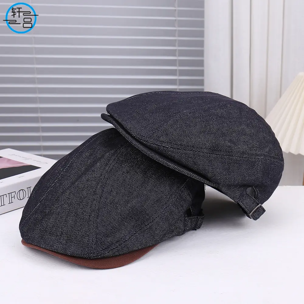 2025 Blue British Retro Baseball Cap Outdoor Travel