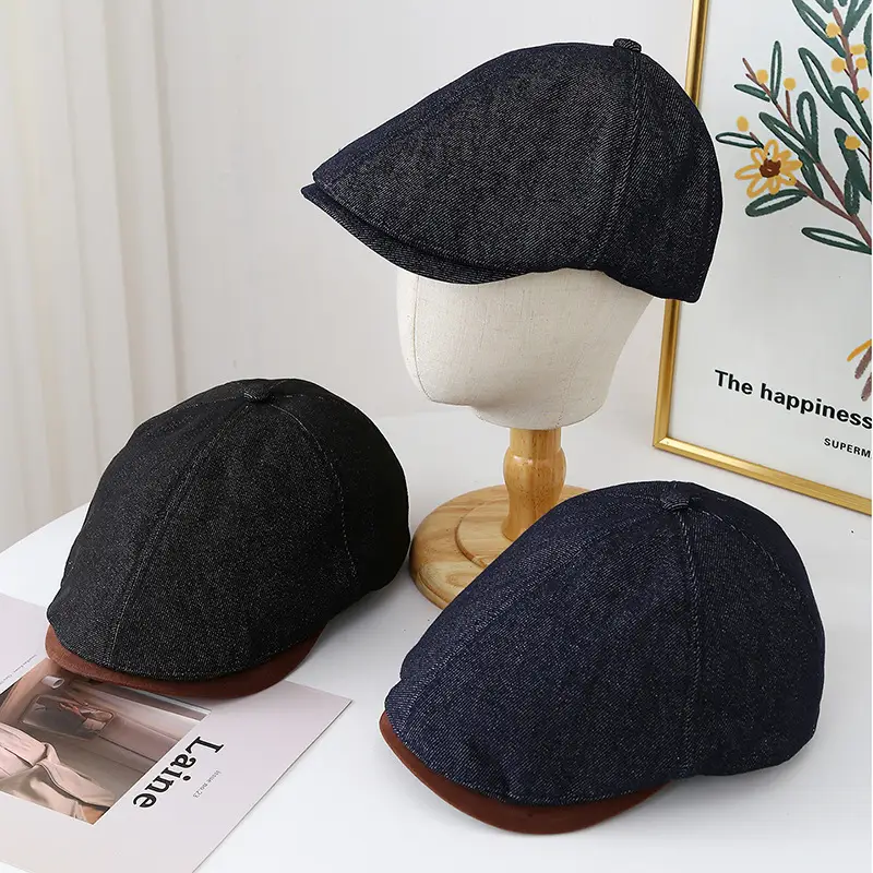 2025 Blue British Retro Baseball Cap Outdoor Travel — feature 1