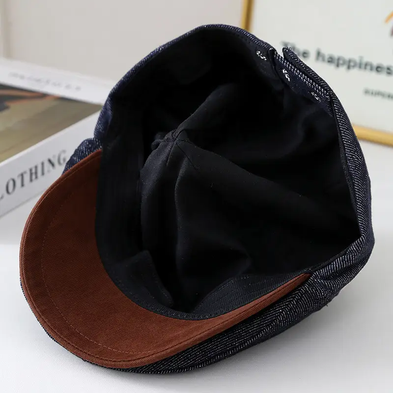 2025 Blue British Retro Baseball Cap Outdoor Travel — feature 2