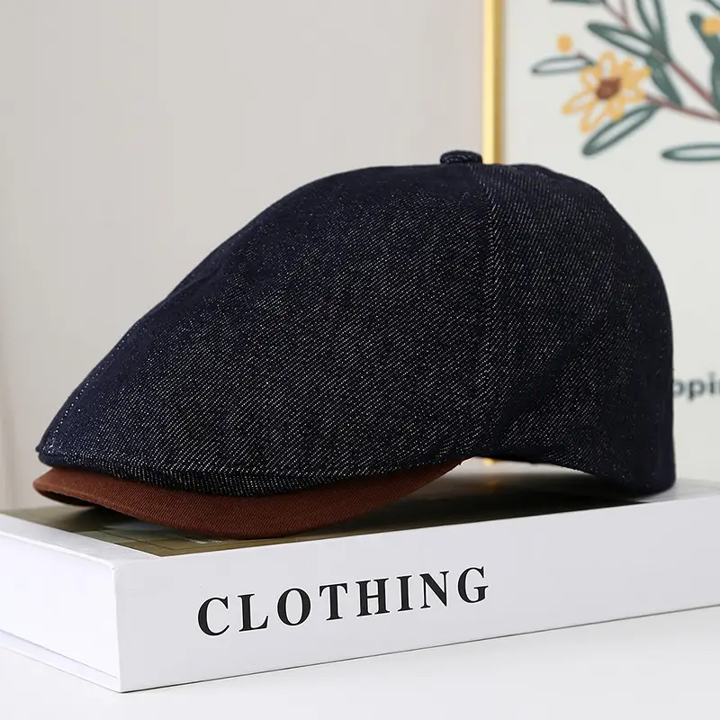 2025 Blue British Retro Baseball Cap Outdoor Travel