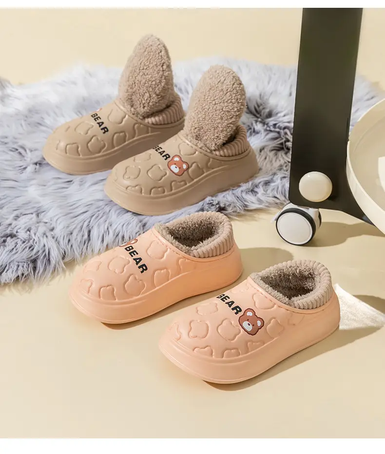 Women's Cotton Slippers for Autumn and Winter, New Indoor and Outdoor Warm Shoes with Heel, Maternity Shoes, Wholesale — feature 26