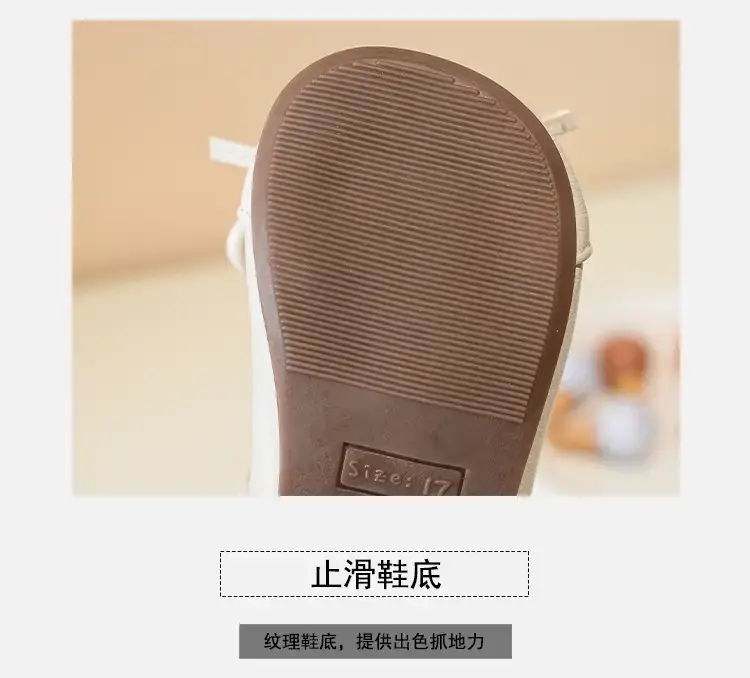 Girls Silver Bow Korean Style Shoes — feature 5
