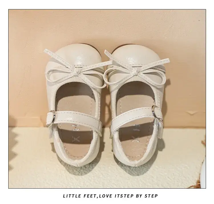 Girls Silver Bow Korean Style Shoes — feature 7
