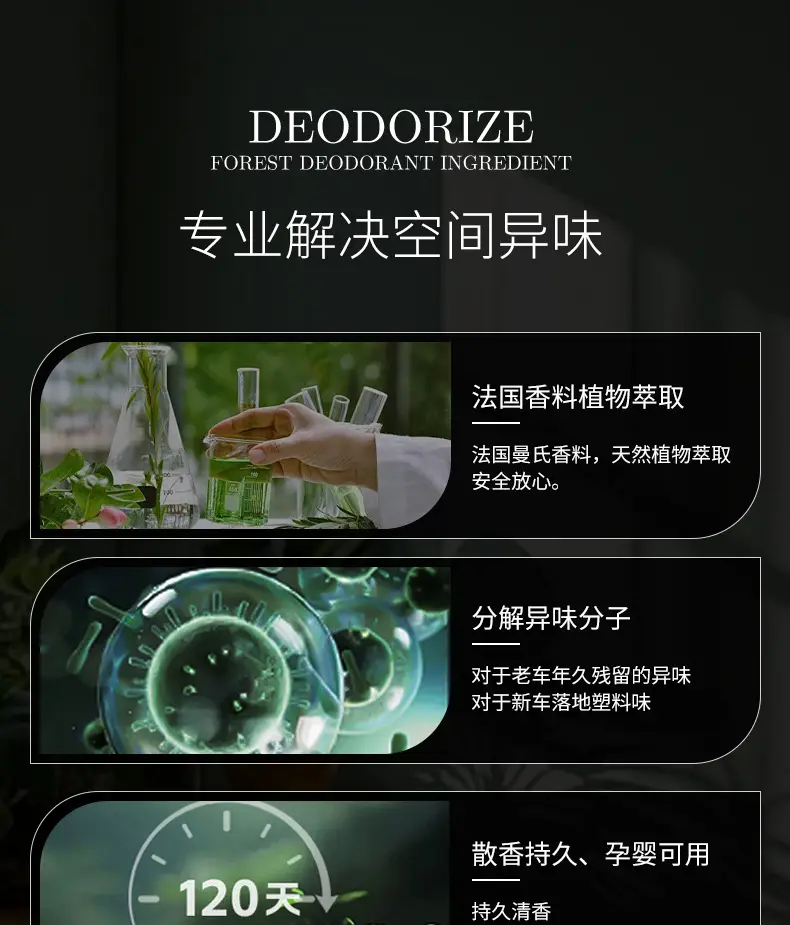 Car Aromatherapy New Long-Lasting Fragrance High-End Car-Specific Perfume for Purifying Air and Removing Odor Fragrance in the Car — feature 15