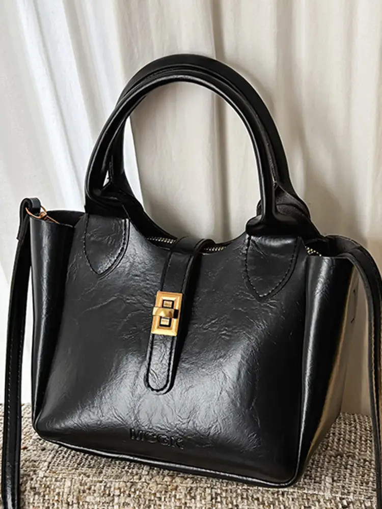 Women Pebbled Shoulder Crossbody Bag with Cute Charm - Image 8