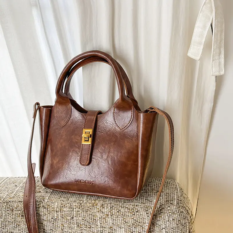 Women Pebbled Shoulder Crossbody Bag with Cute Charm - Image 6
