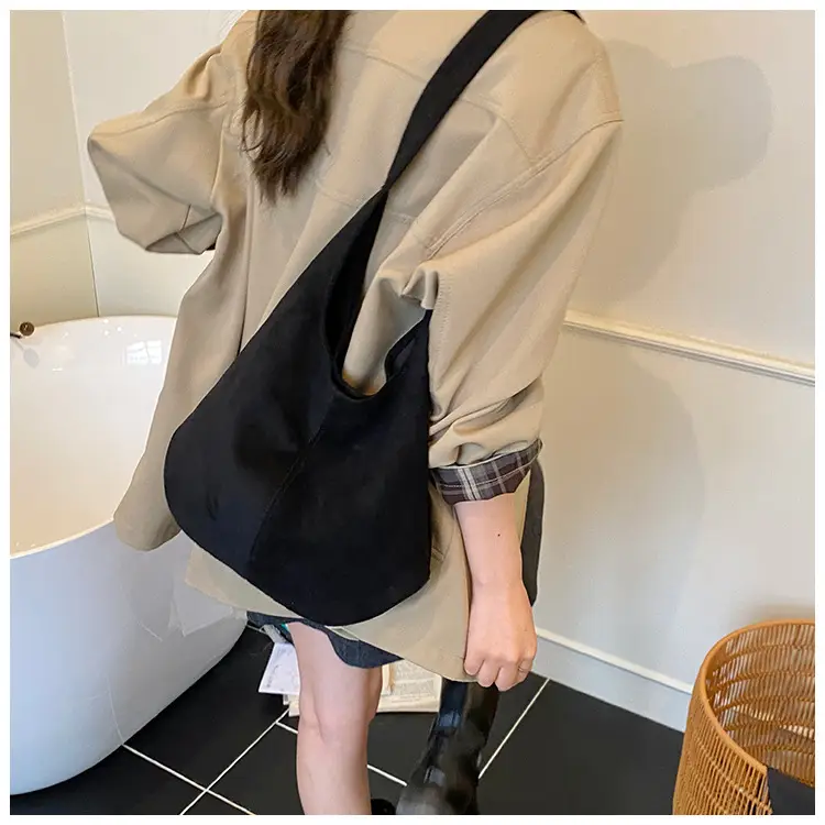 Suede Shoulder Bag Large Capacity Brown Women's 2025 — feature 38