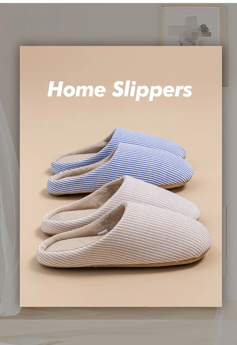 Cixi Cotton Slippers for Women in Winter, Autumn Couple Home Use Indoor Maternity Warm Non-Slip Plush Home Cotton Slippers for Men — feature 15