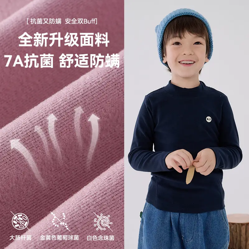 Cotton Long Sleeve T-Shirt for Boys Girls Spring Autumn Anti Static - Image 8