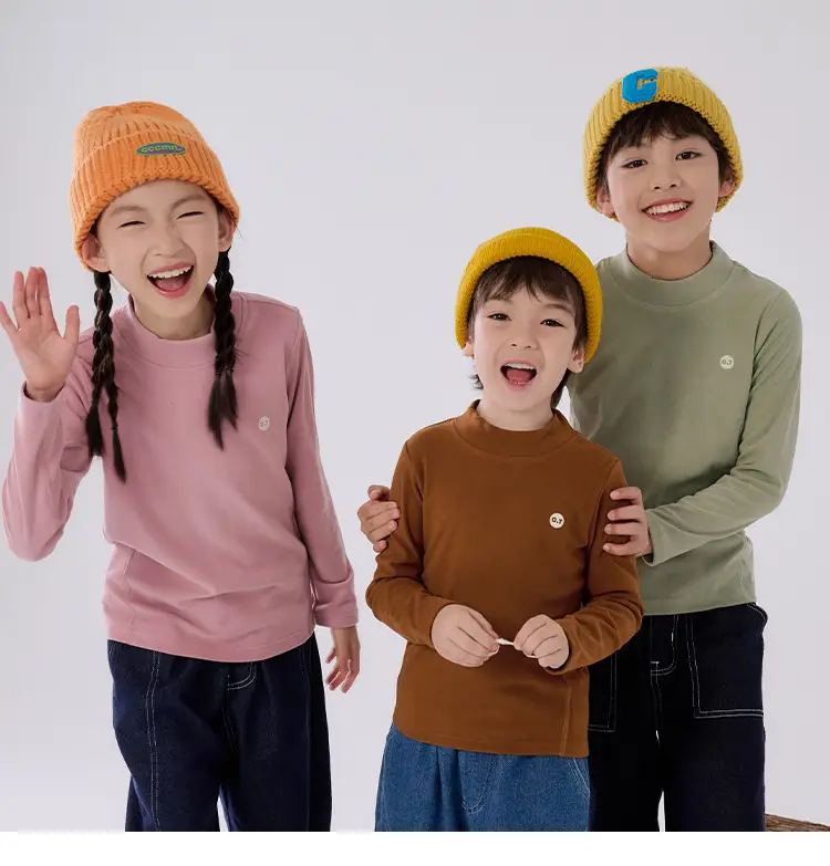 Cotton Long Sleeve T-Shirt for Boys Girls Spring Autumn Anti Static — feature 17