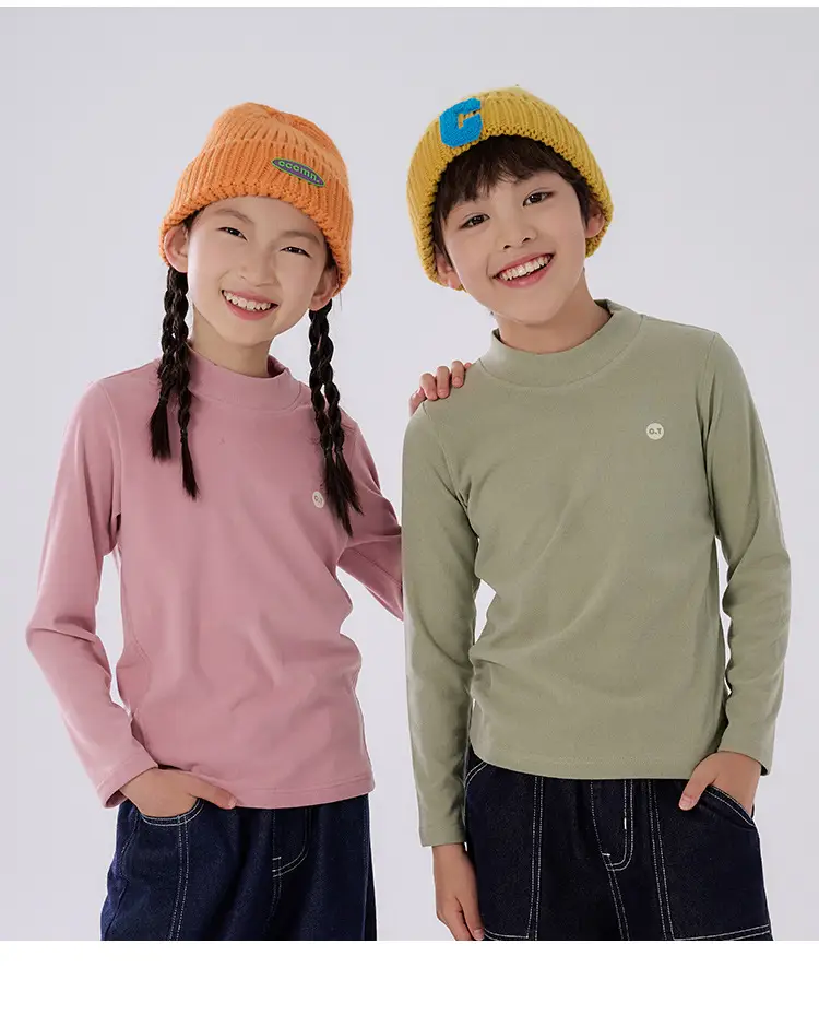 Cotton Long Sleeve T-Shirt for Boys Girls Spring Autumn Anti Static — feature 20