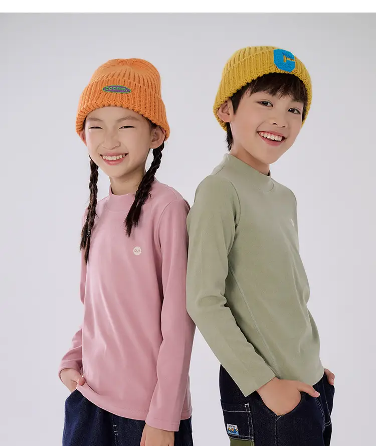 Cotton Long Sleeve T-Shirt for Boys Girls Spring Autumn Anti Static — feature 21