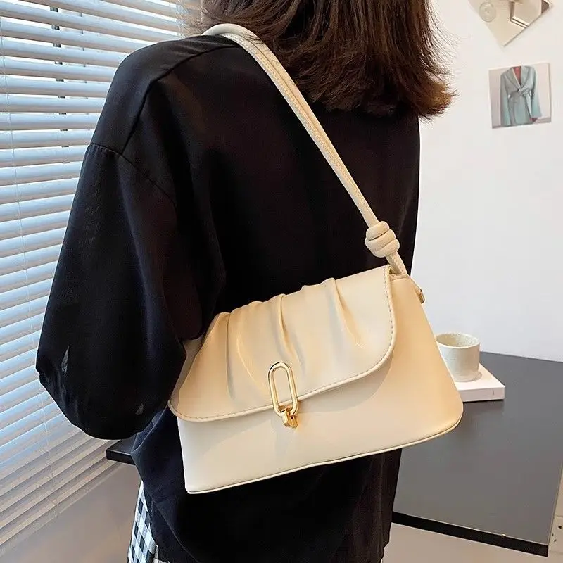 White Underarm Crossbody Bag for Women 2026