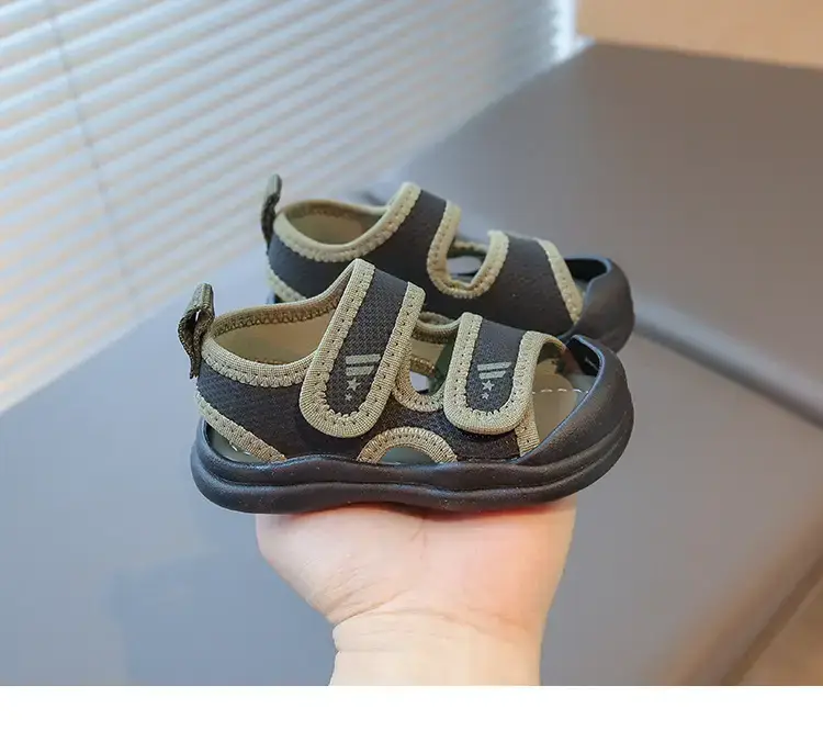 Boys Sandals 2025 New Summer Baotou Soft Sole Anti-Slip — feature 15