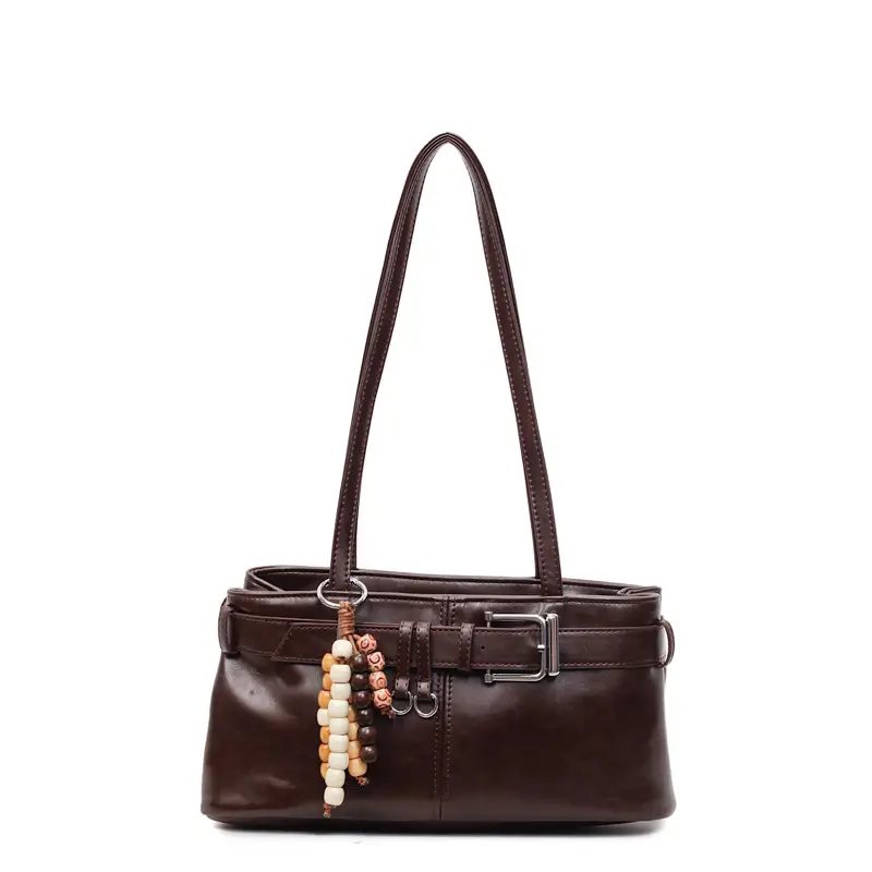 Retro Belt Buckle Handbag for Women 2025
