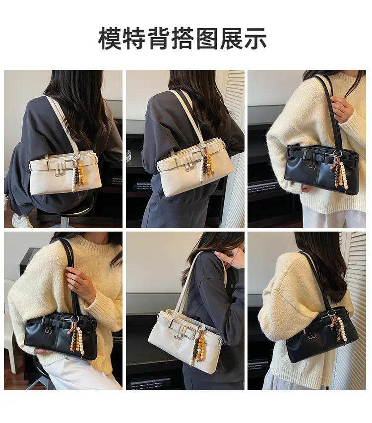 Retro Belt Buckle Handbag for Women 2025 — feature 10
