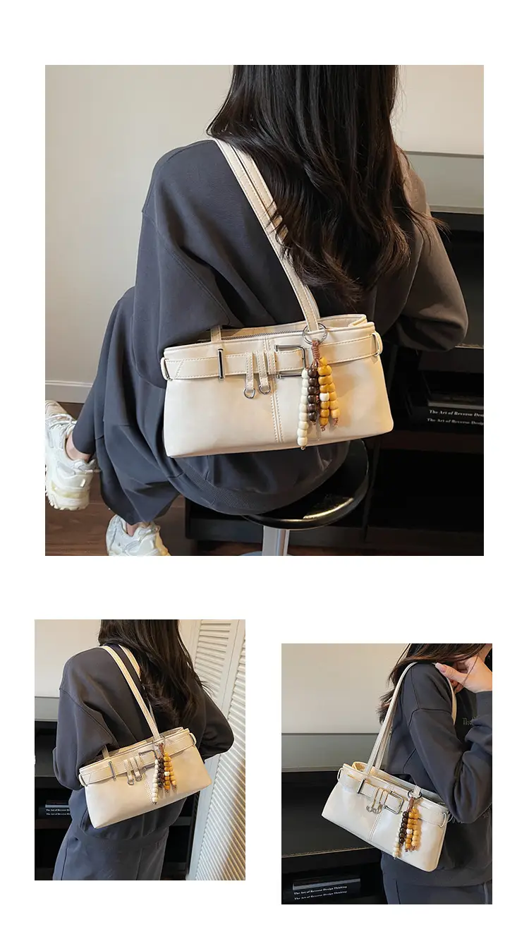Retro Belt Buckle Handbag for Women 2025 — feature 11