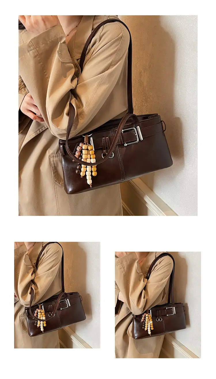 Retro Belt Buckle Handbag for Women 2025 — feature 12