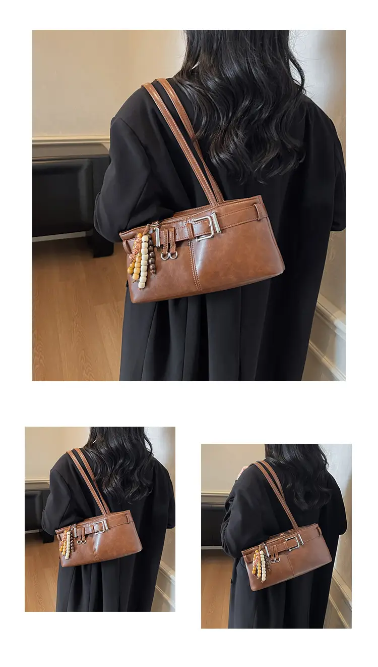 Retro Belt Buckle Handbag for Women 2025 — feature 13