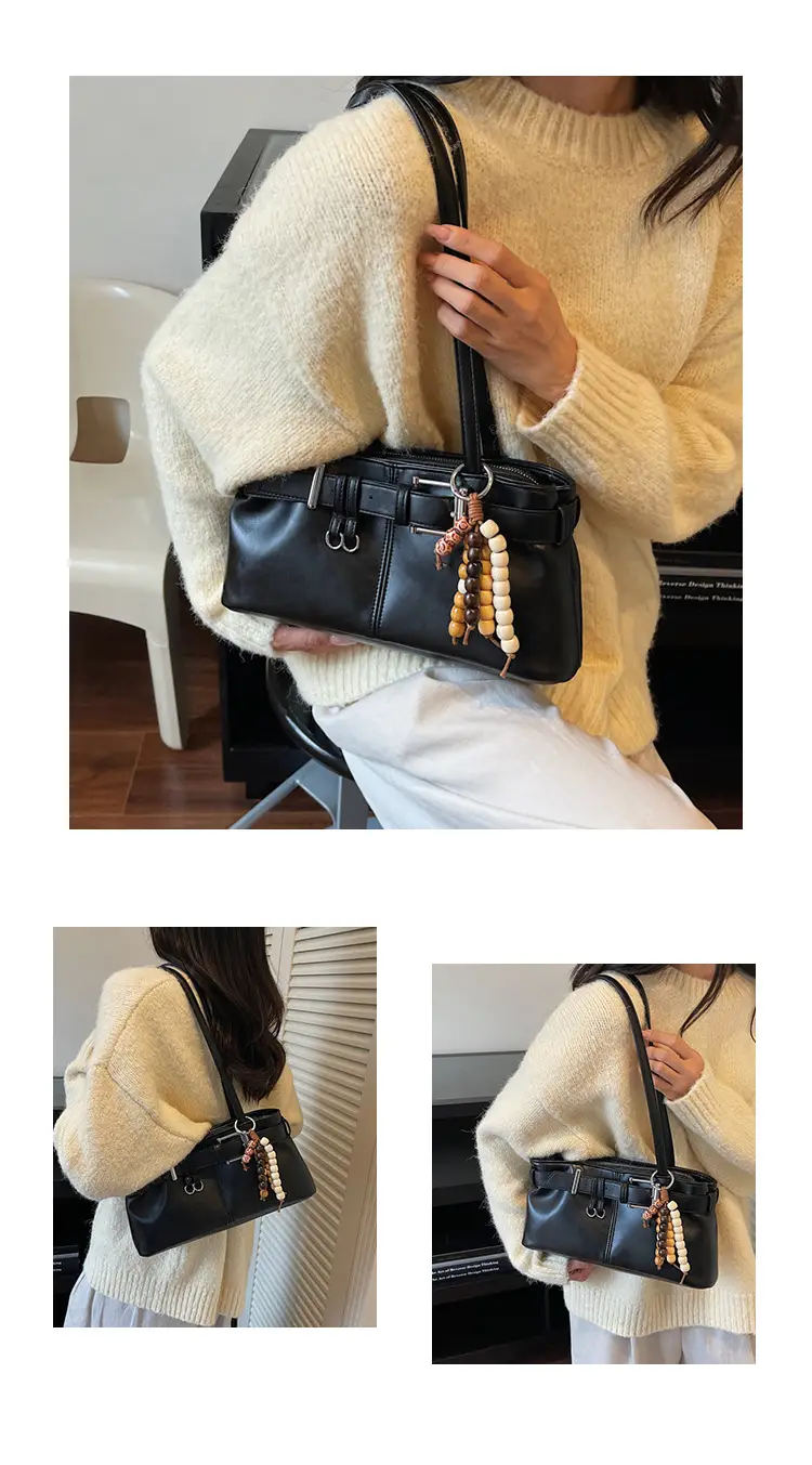 Retro Belt Buckle Handbag for Women 2025 — feature 14