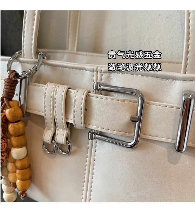 Retro Belt Buckle Handbag for Women 2025 — feature 4