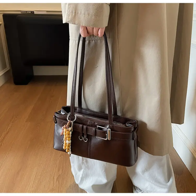 Retro Belt Buckle Handbag for Women 2025 — feature 45