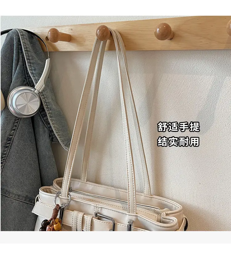 Retro Belt Buckle Handbag for Women 2025 — feature 6