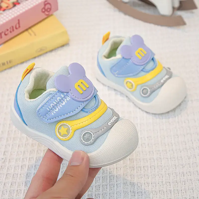 Pink Cartoon Baby Slip-On Shoes for Toddler - Image 2