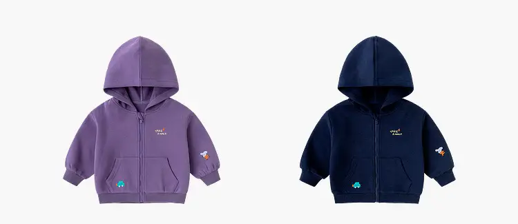 Duduia Kids Hoodie Sweatshirt Set Grey Brown — feature 11