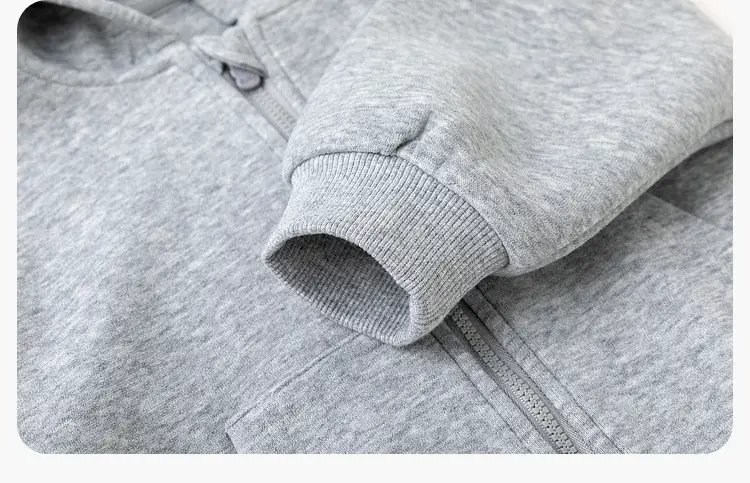 Duduia Kids Hoodie Sweatshirt Set Grey Brown — feature 22