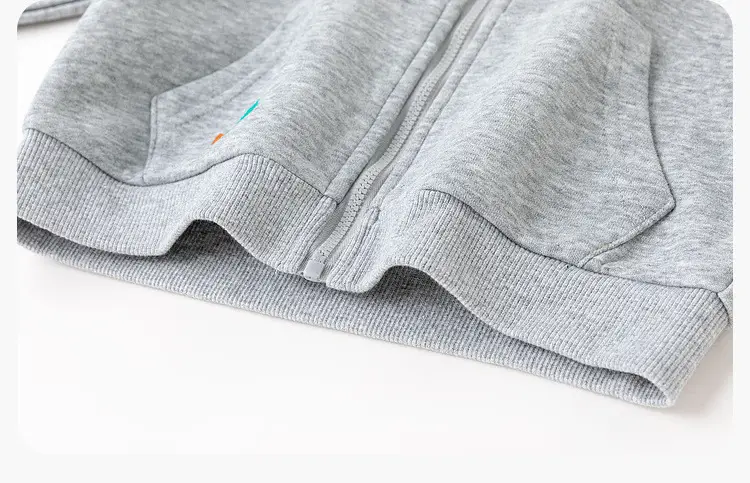 Duduia Kids Hoodie Sweatshirt Set Grey Brown — feature 26