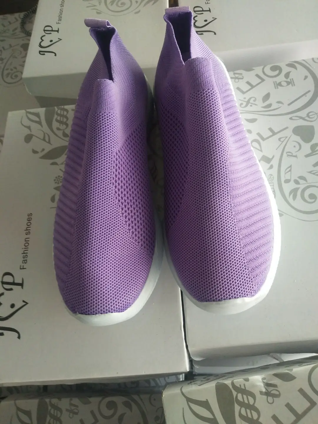 New Style Fly-Knit Shallow Low-Top Lightweight Breathable Slip-On Round-Toe Foreign Trade Large-Size Casual Flat Sneakers — feature 30