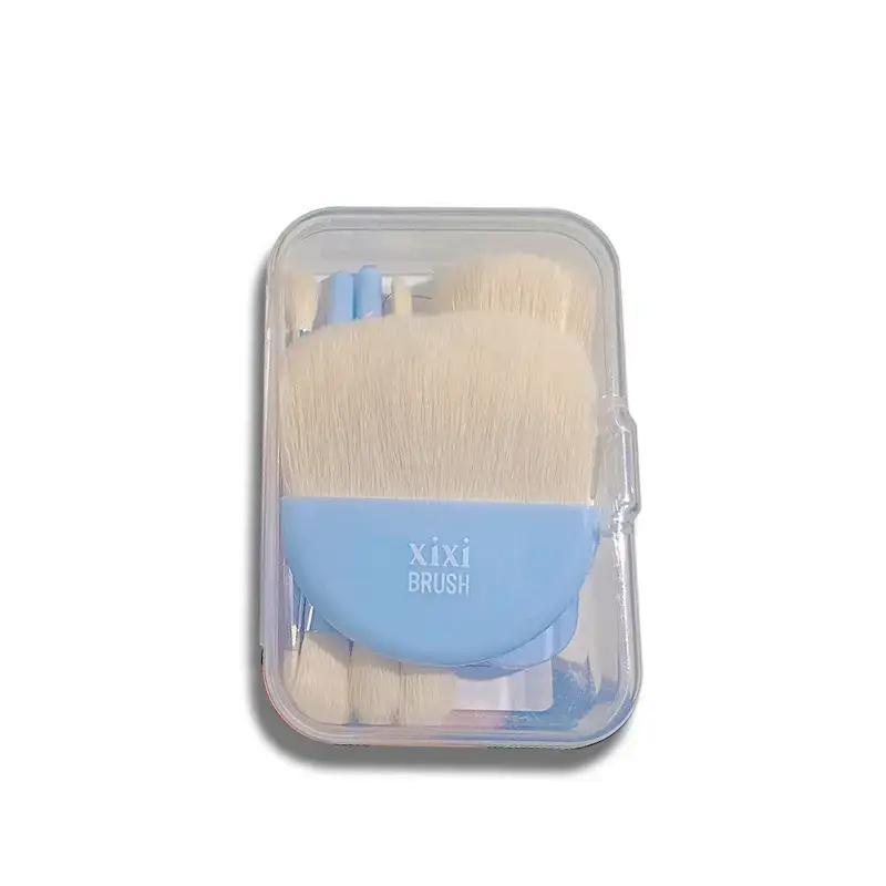 Xixi 6-Piece Makeup Brush Set for Beginners Soft Animal Hair - Image 7