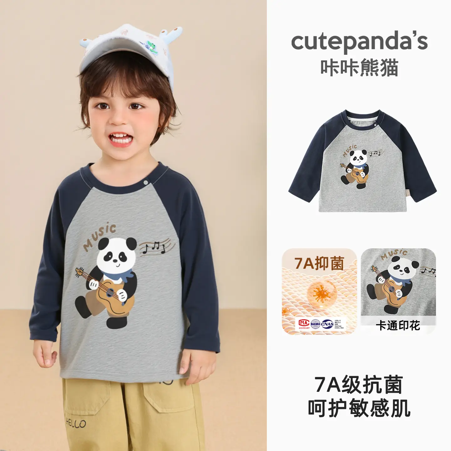 Girls Pink Long Sleeve T-Shirt with 7A Antibiotic Patch - Image 4