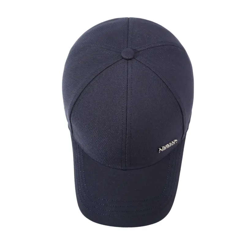 Men's Black Baseball Cap Korean Style Travel Sun Hat - Image 7