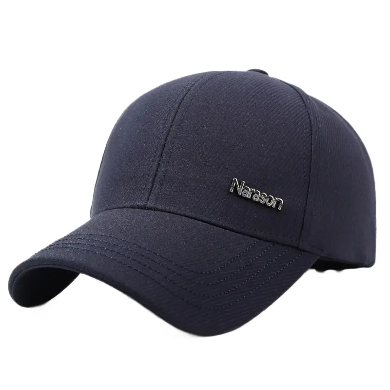 Men's Black Baseball Cap Korean Style Travel Sun Hat - Image 9