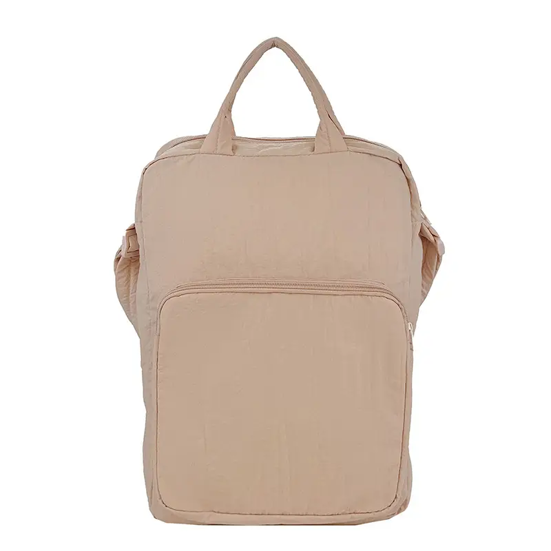 Pink Oxford Cloth Shoulder Bag for Women - Image 3