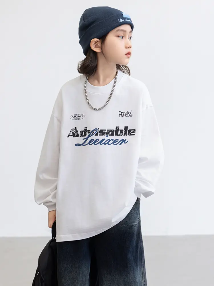 Boys Pure Cotton Long Sleeve T-Shirt Medium Large 2026 - Image 2