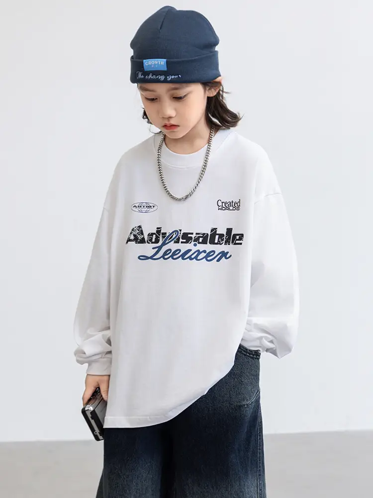 Boys Pure Cotton Long Sleeve T-Shirt Medium Large 2026 - Image 4