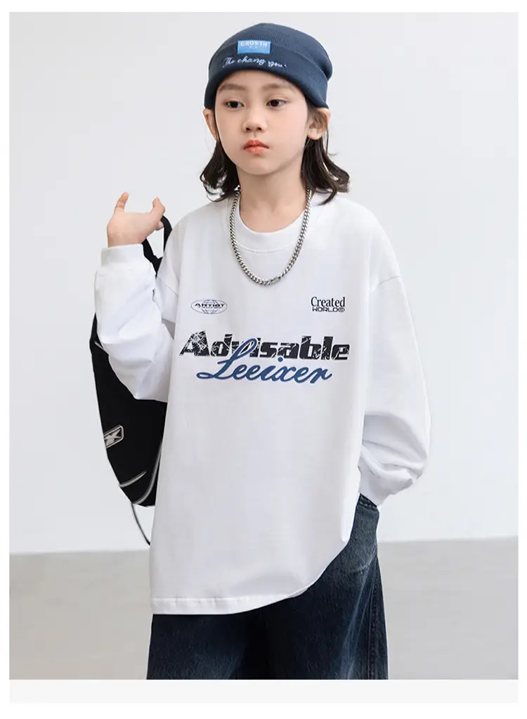Boys Pure Cotton Long Sleeve T-Shirt Medium Large 2026 — feature 14