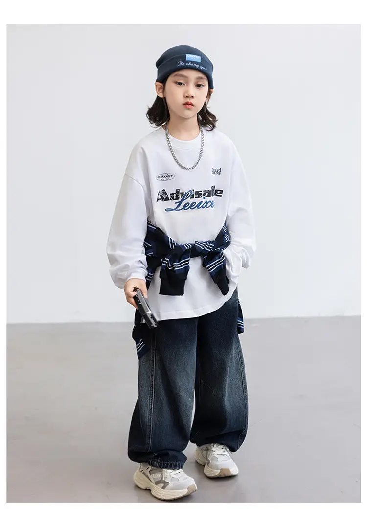 Boys Pure Cotton Long Sleeve T-Shirt Medium Large 2026 — feature 21
