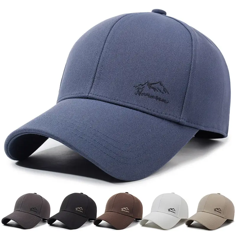 Men's Grey Baseball Cap for Autumn Winter Outdoor Wear - Image 8